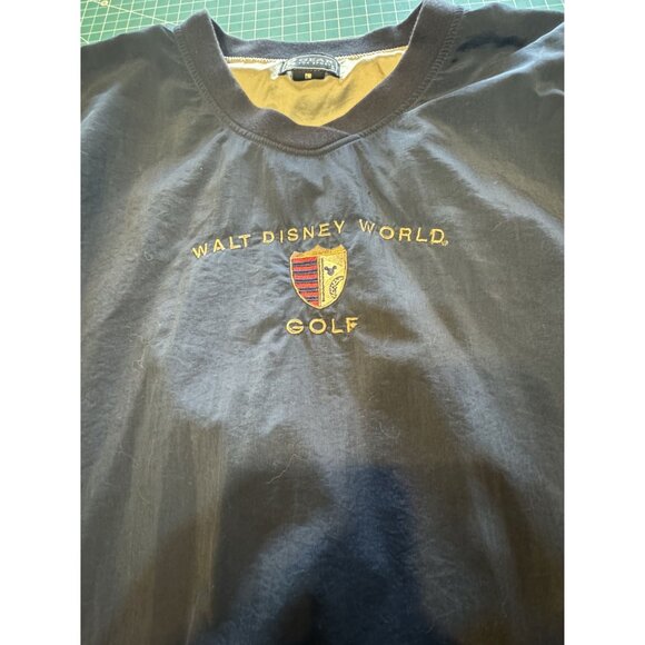 Walt Disney World Golf Gear For Sports Pullover Sweatshirt Large Nylon/Cotton Bl - Picture 3 of 6